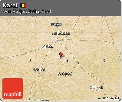 Satellite Map of Karaï