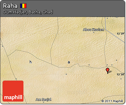 Satellite Map of Raha