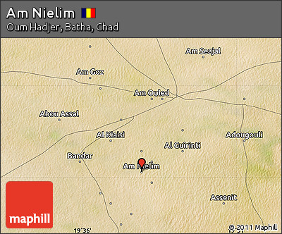 Satellite Map of Am Nielim