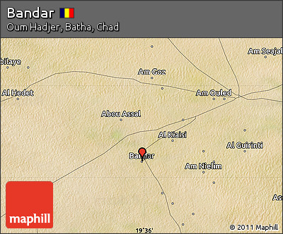 Satellite Map of Bandar