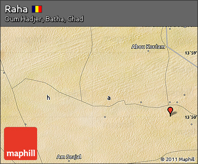 Satellite Map of Raha