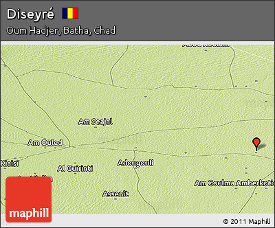 Physical Panoramic Map of Diseyré