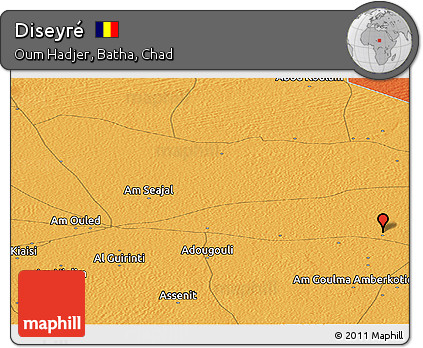 Political Panoramic Map of Diseyré