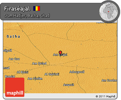 Political Panoramic Map of Firaséajal