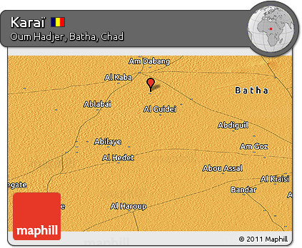 Political Panoramic Map of Karaï