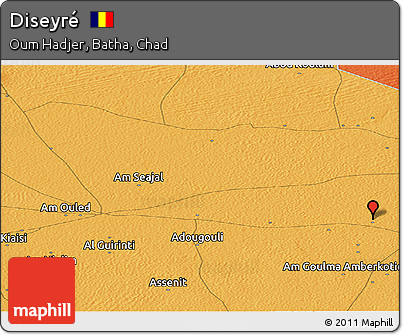 Political Panoramic Map of Diseyré
