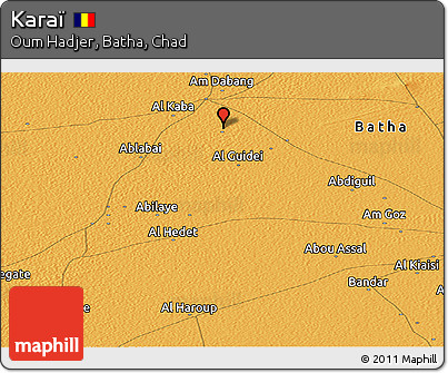 Political Panoramic Map of Karaï
