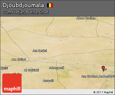 Satellite Panoramic Map of Djoubdjoumala