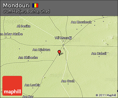 Physical 3D Map of Mondouri
