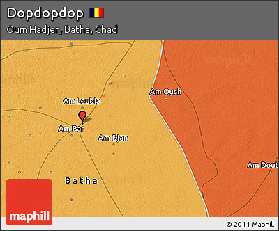 Political 3D Map of Dopdopdop