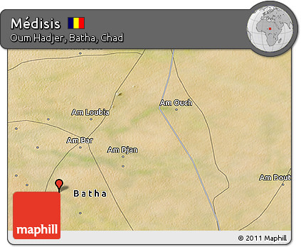 Satellite 3D Map of Médisis