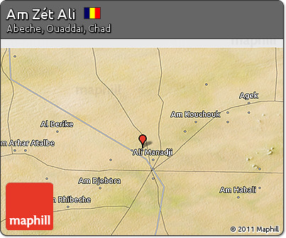 Satellite 3D Map of Am Zét Ali