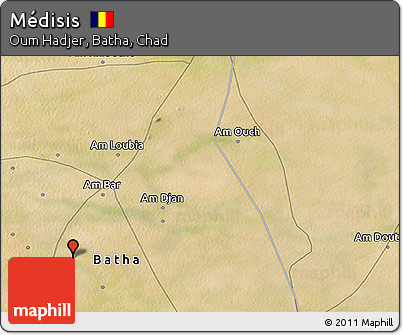 Satellite 3D Map of Médisis