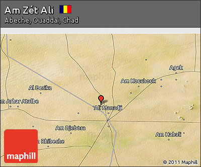 Satellite 3D Map of Am Zét Ali