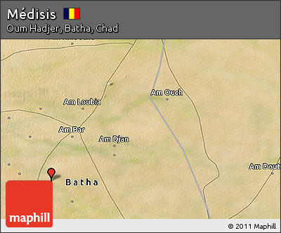 Satellite 3D Map of Médisis