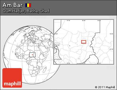 Blank Location Map of Am Bar