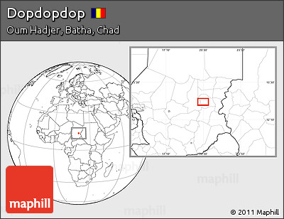 Blank Location Map of Dopdopdop
