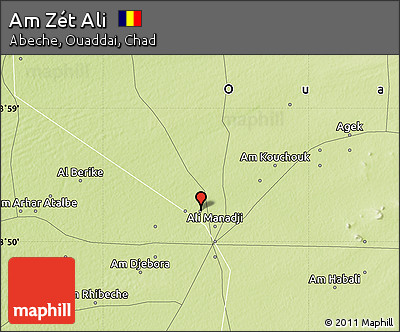 Physical Map of Am Zét Ali