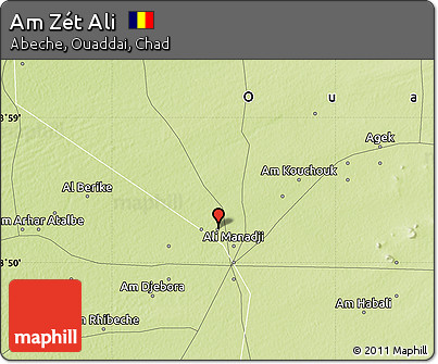 Physical Map of Am Zét Ali