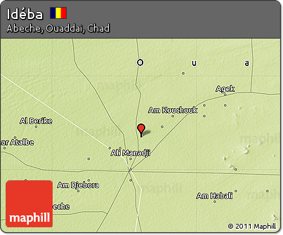 Physical Map of Idéba