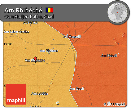 Political Map of Am Rhibéché