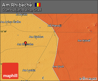 Political Map of Am Rhibéché