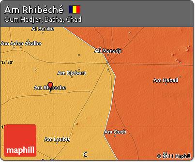 Political Map of Am Rhibéché