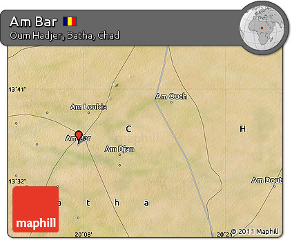 Satellite Map of Am Bar