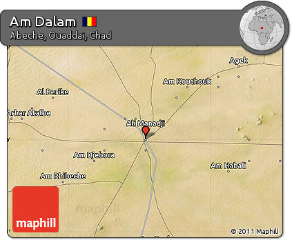 Satellite Map of Am Dalam