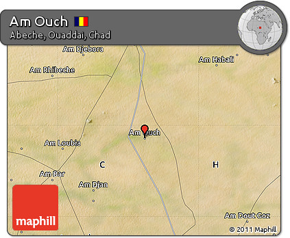 Satellite Map of Am Ouch