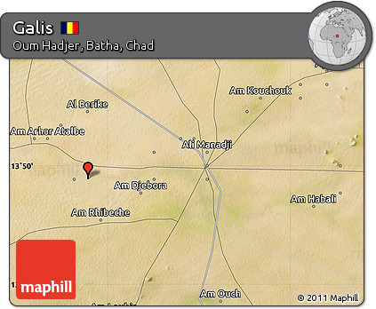 Satellite Map of Galis