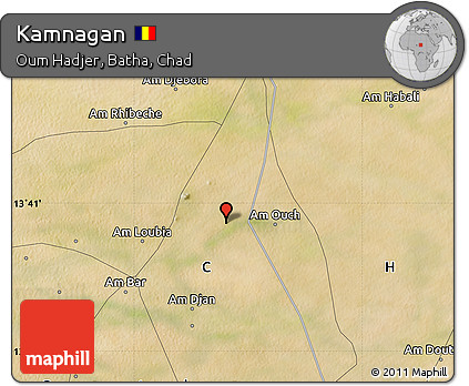 Satellite Map of Kamnagan