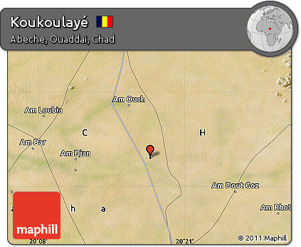 Satellite Map of Koukoulayé