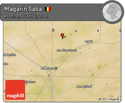 Satellite Map of Magarin Saba