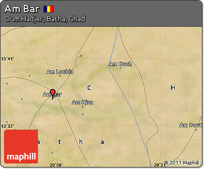 Satellite Map of Am Bar