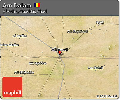 Satellite Map of Am Dalam