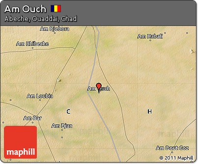 Satellite Map of Am Ouch