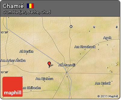 Satellite Map of Chamié