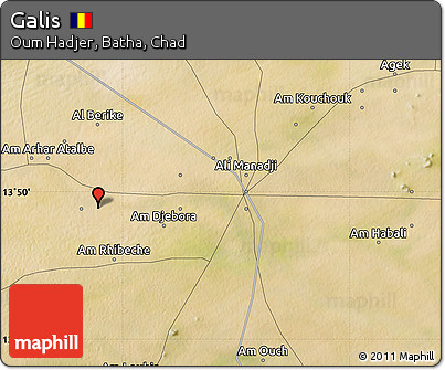 Satellite Map of Galis