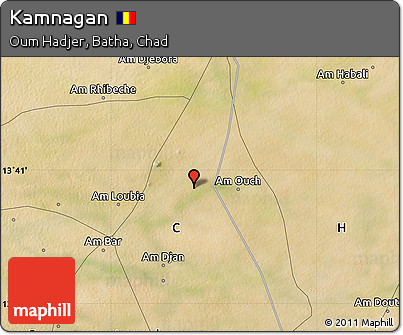 Satellite Map of Kamnagan