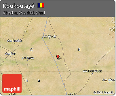 Satellite Map of Koukoulayé