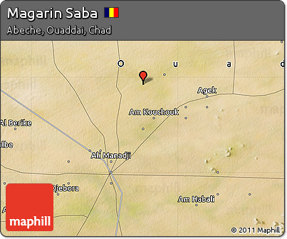 Satellite Map of Magarin Saba