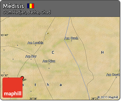 Satellite Map of Médisis