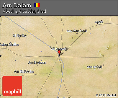 Satellite Map of Am Dalam