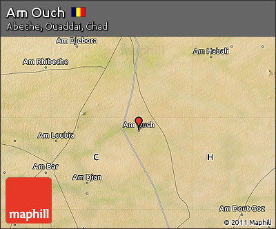 Satellite Map of Am Ouch