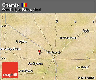 Satellite Map of Chamié