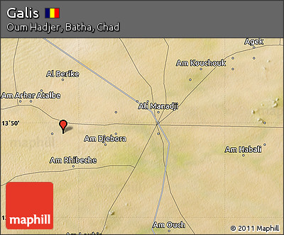 Satellite Map of Galis