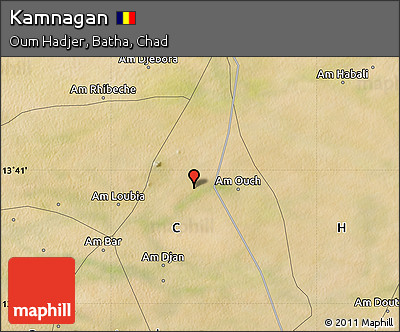 Satellite Map of Kamnagan