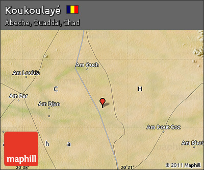 Satellite Map of Koukoulayé