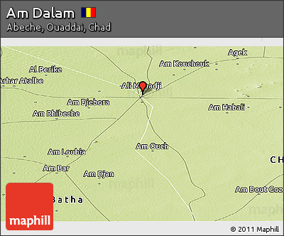 Physical Panoramic Map of Am Dalam